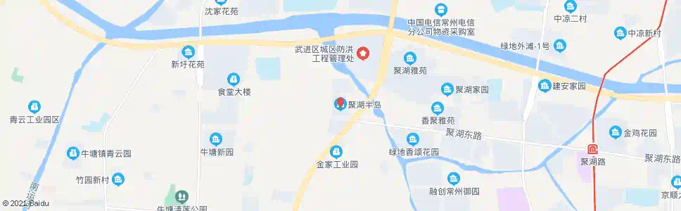 常州聚湖半岛_公交站地图_常州公交_妙搜公交查询2024