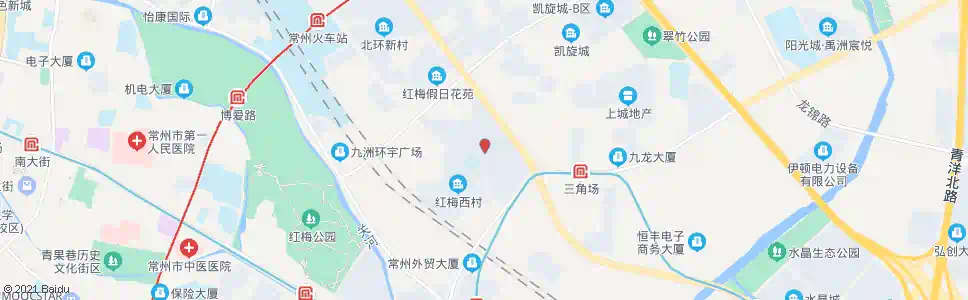 常州红梅新村(竹林南路)_公交站地图_常州公交_妙搜公交查询2024