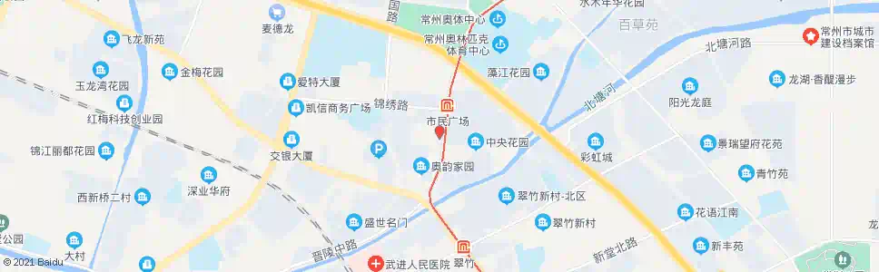 常州常州宾馆(晋陵中路)_公交站地图_常州公交_妙搜公交查询2024