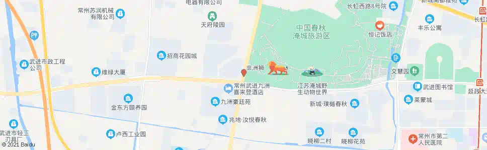 常州长江路延政大道_公交站地图_常州公交_妙搜公交查询2024