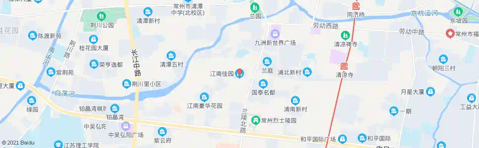 常州江南佳园_公交站地图_常州公交_妙搜公交查询2024