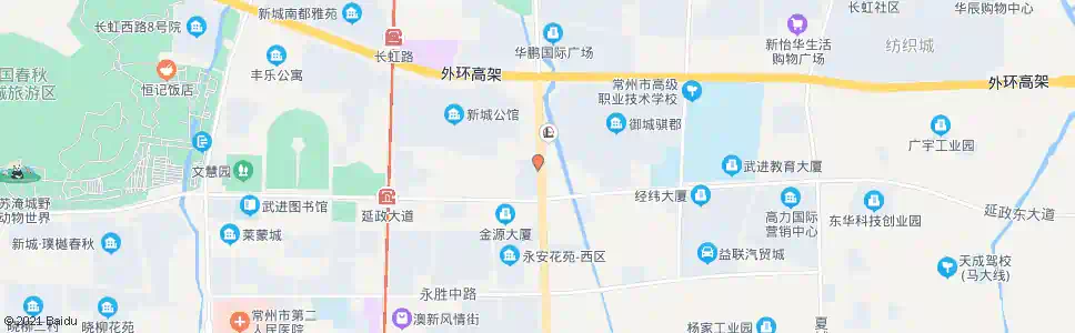 常州和平路府东路(世贸中心)_公交站地图_常州公交_妙搜公交查询2024