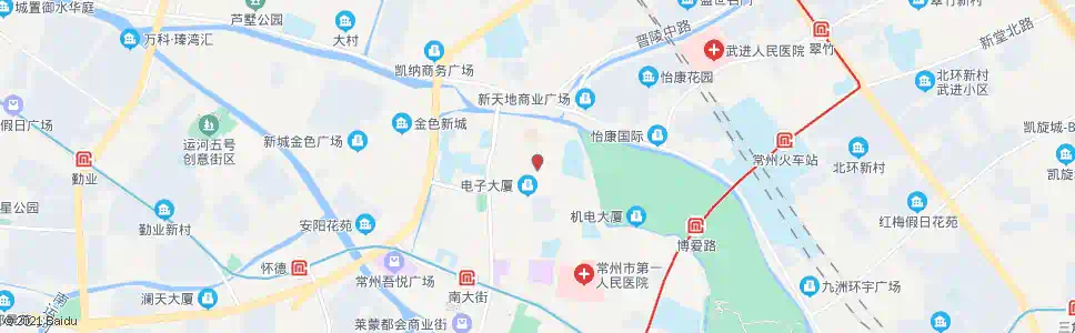 常州北直街博爱路_公交站地图_常州公交_妙搜公交查询2024