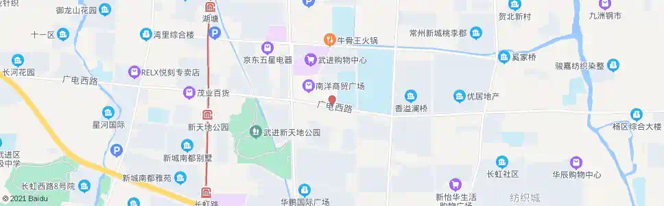 常州南洋广场湖塘路桥_公交站地图_常州公交_妙搜公交查询2024