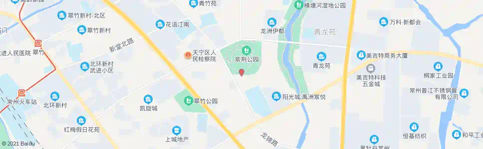 常州竹林路紫林路_公交站地图_常州公交_妙搜公交查询2024