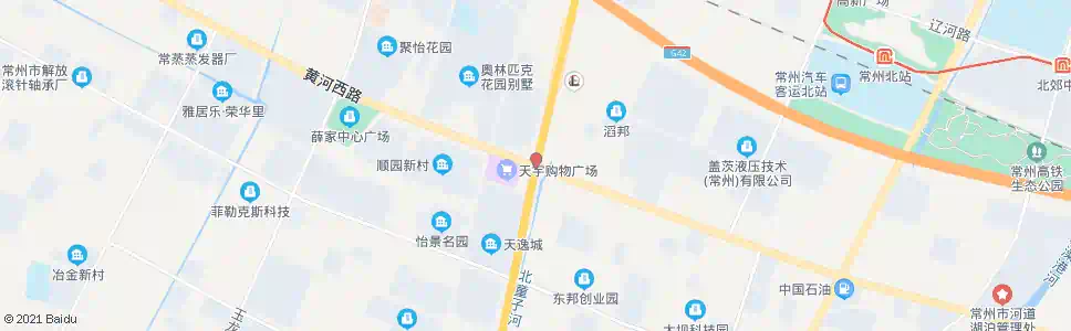 常州龙江路黄河路_公交站地图_常州公交_妙搜公交查询2024