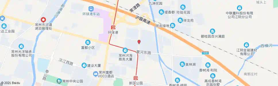 常州江南五金机电城(晋陵北路)_公交站地图_常州公交_妙搜公交查询2024