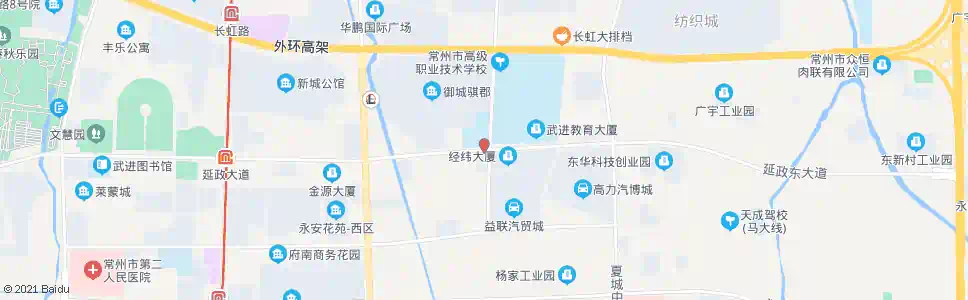 常州延政大道星火路_公交站地图_常州公交_妙搜公交查询2024