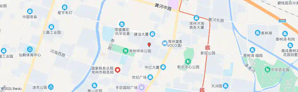 常州新北区政府(高新科技园)_公交站地图_常州公交_妙搜公交查询2024