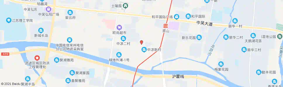 常州花园街大桥北_公交站地图_常州公交_妙搜公交查询2024