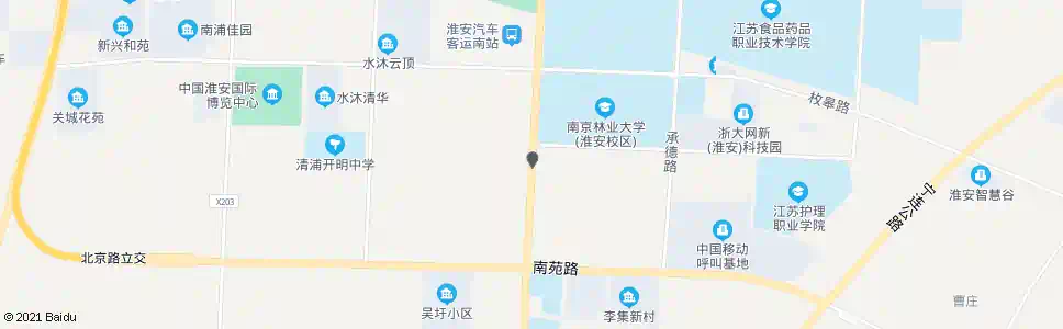 淮安黄庄_公交站地图_淮安公交_妙搜公交查询2024