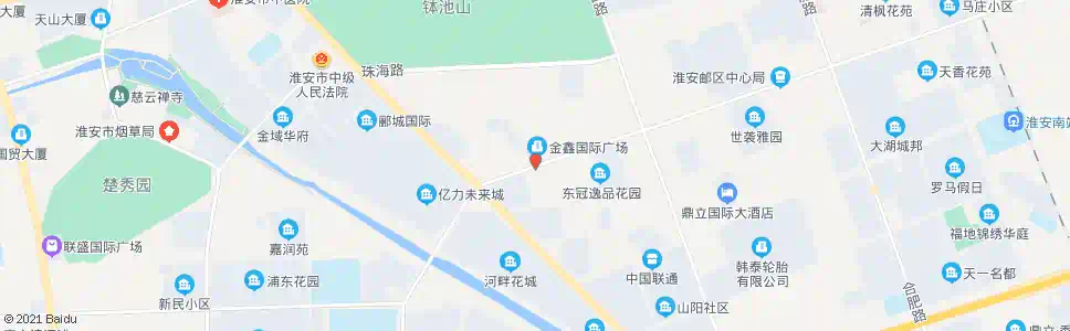 淮安深圳路_公交站地图_淮安公交_妙搜公交查询2024