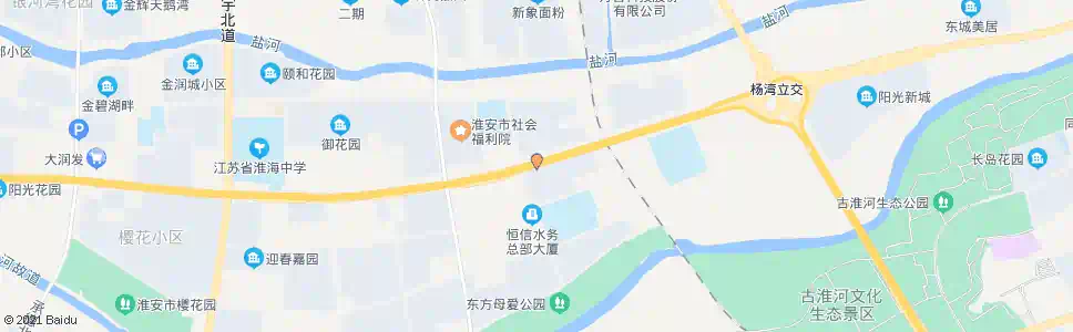 淮安淮涟路_公交站地图_淮安公交_妙搜公交查询2024