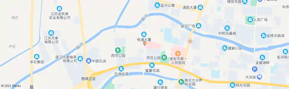 淮安北京西路_公交站地图_淮安公交_妙搜公交查询2024