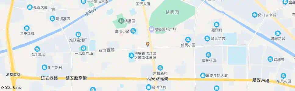 淮安邮政大厦_公交站地图_淮安公交_妙搜公交查询2024