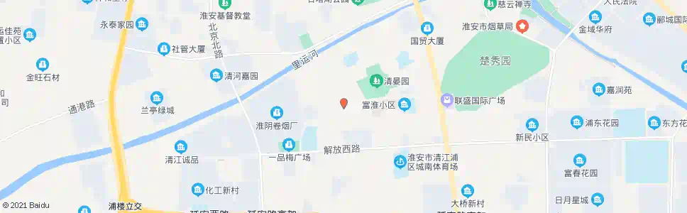 淮安淮剧团_公交站地图_淮安公交_妙搜公交查询2024