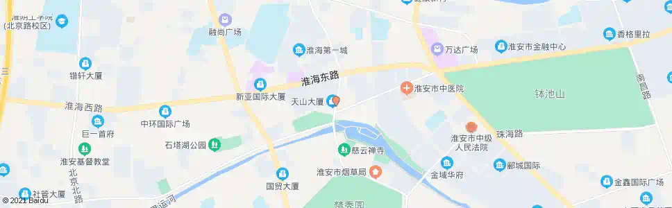 淮安闸口_公交站地图_淮安公交_妙搜公交查询2024