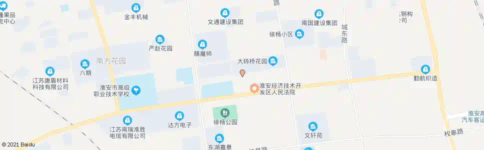 淮安徐杨中心街_公交站地图_淮安公交_妙搜公交查询2024