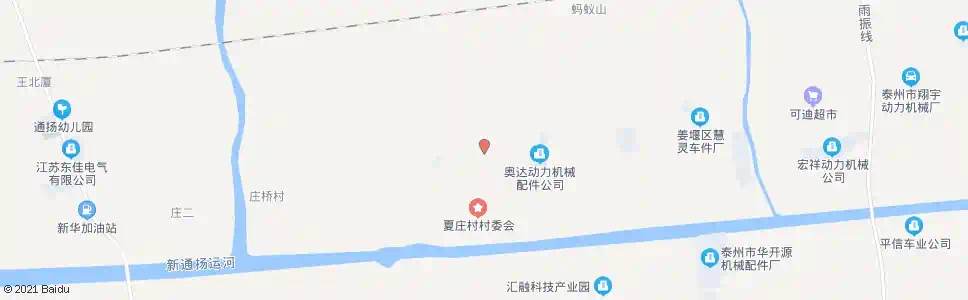 泰州夏庄_公交站地图_泰州公交_妙搜公交查询2024