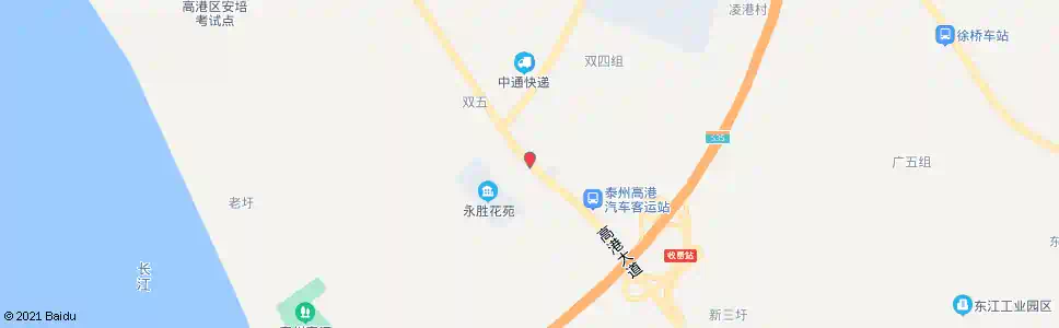 泰州永胜社区东_公交站地图_泰州公交_妙搜公交查询2024