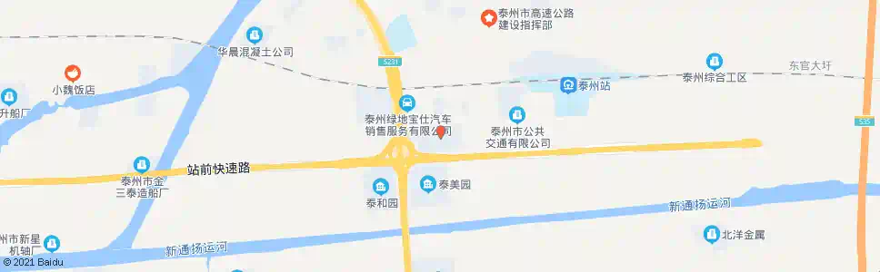 泰州农贸市场_公交站地图_泰州公交_妙搜公交查询2024