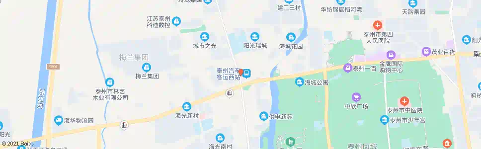 泰州泰州客运西站_公交站地图_泰州公交_妙搜公交查询2024