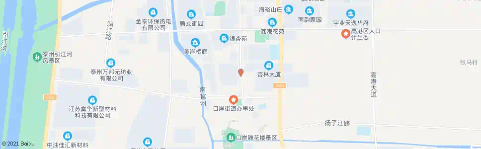 泰州金港中路_公交站地图_泰州公交_妙搜公交查询2024