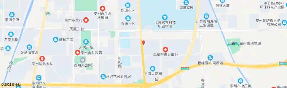 泰州东润第一城西门_公交站地图_泰州公交_妙搜公交查询2024