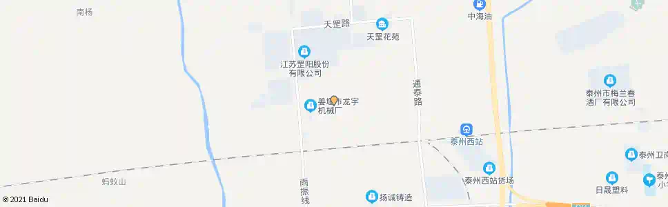 泰州冯官_公交站地图_泰州公交_妙搜公交查询2024