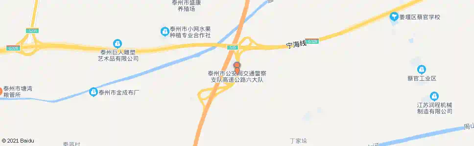 泰州沿江高速_公交站地图_泰州公交_妙搜公交查询2024