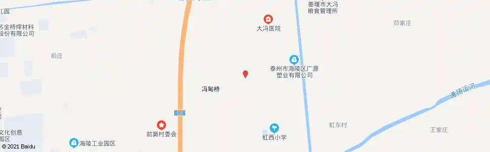 泰州虹西村_公交站地图_泰州公交_妙搜公交查询2024