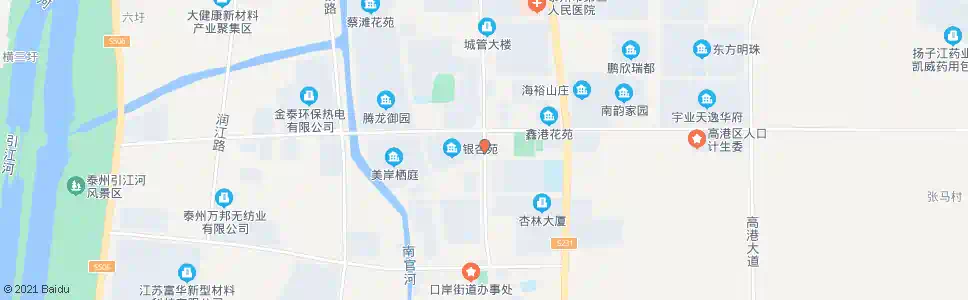 泰州建设大厦_公交站地图_泰州公交_妙搜公交查询2024