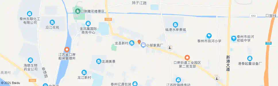 泰州城南村_公交站地图_泰州公交_妙搜公交查询2024