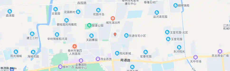 泰州启鼎花园_公交站地图_泰州公交_妙搜公交查询2024