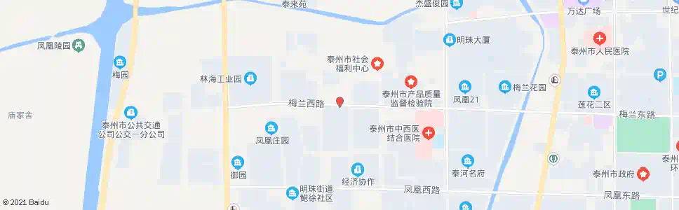 泰州泰翔路口_公交站地图_泰州公交_妙搜公交查询2024