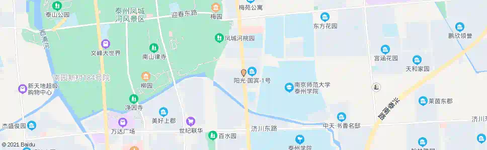 泰州南师大西门_公交站地图_泰州公交_妙搜公交查询2024