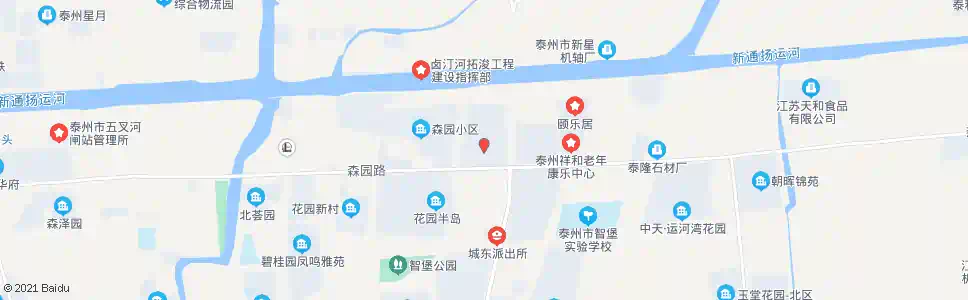 泰州智堡小区_公交站地图_泰州公交_妙搜公交查询2024