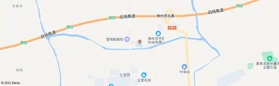 泰州罡杨学校_公交站地图_泰州公交_妙搜公交查询2024