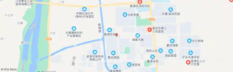 泰州都市好家园_公交站地图_泰州公交_妙搜公交查询2024