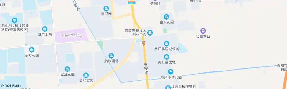 泰州迎春路_公交站地图_泰州公交_妙搜公交查询2024