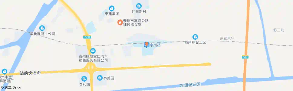 泰州金都_公交站地图_泰州公交_妙搜公交查询2024