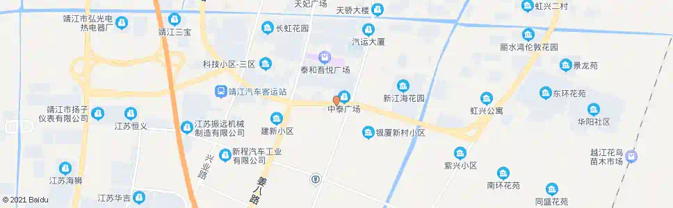 泰州石油大厦_公交站地图_泰州公交_妙搜公交查询2024