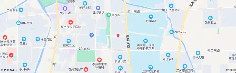 泰州莲花二号区西门_公交站地图_泰州公交_妙搜公交查询2024