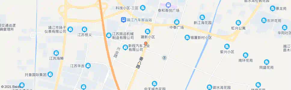 泰州扬子江大酒店_公交站地图_泰州公交_妙搜公交查询2024