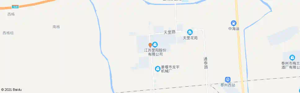 泰州罡阳公司_公交站地图_泰州公交_妙搜公交查询2024