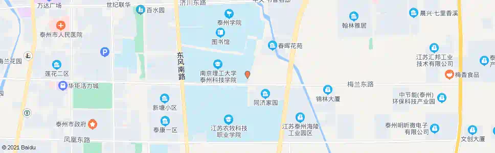 泰州南理工东门_公交站地图_泰州公交_妙搜公交查询2024