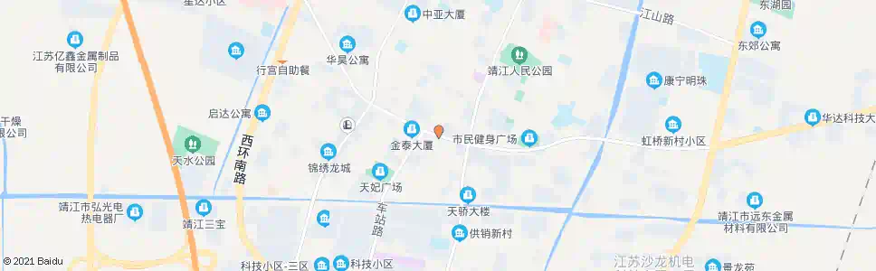 泰州上海城北门_公交站地图_泰州公交_妙搜公交查询2024