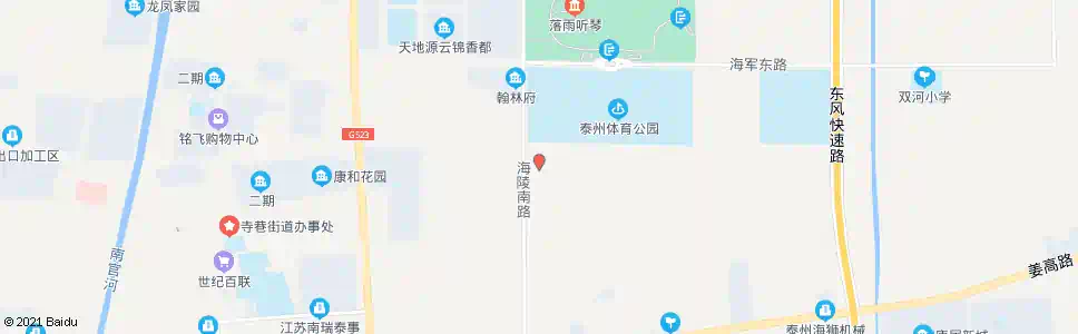 泰州杨庄村_公交站地图_泰州公交_妙搜公交查询2024