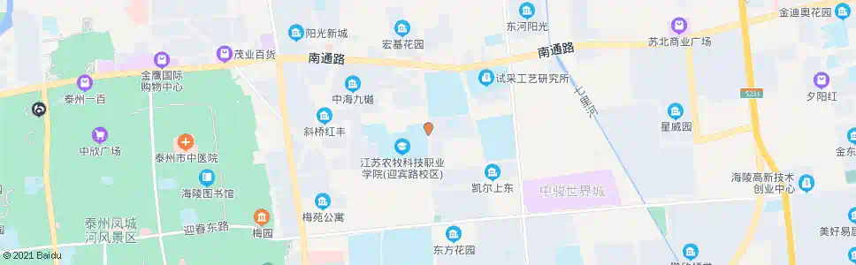 泰州教工三村_公交站地图_泰州公交_妙搜公交查询2024