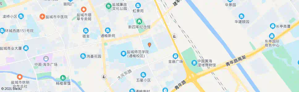 盐城技工学校_公交站地图_盐城公交_妙搜公交查询2024